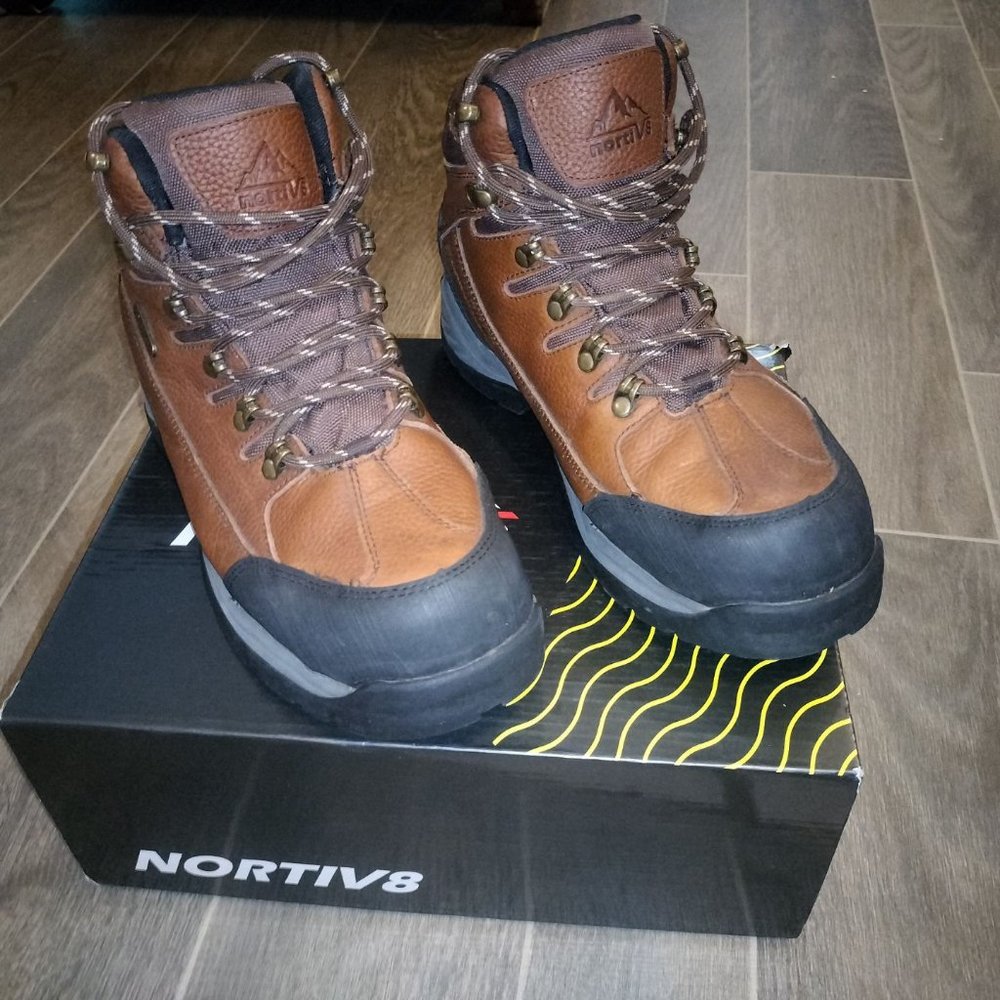 Nortiv8 Leather Hiking / Work Boots